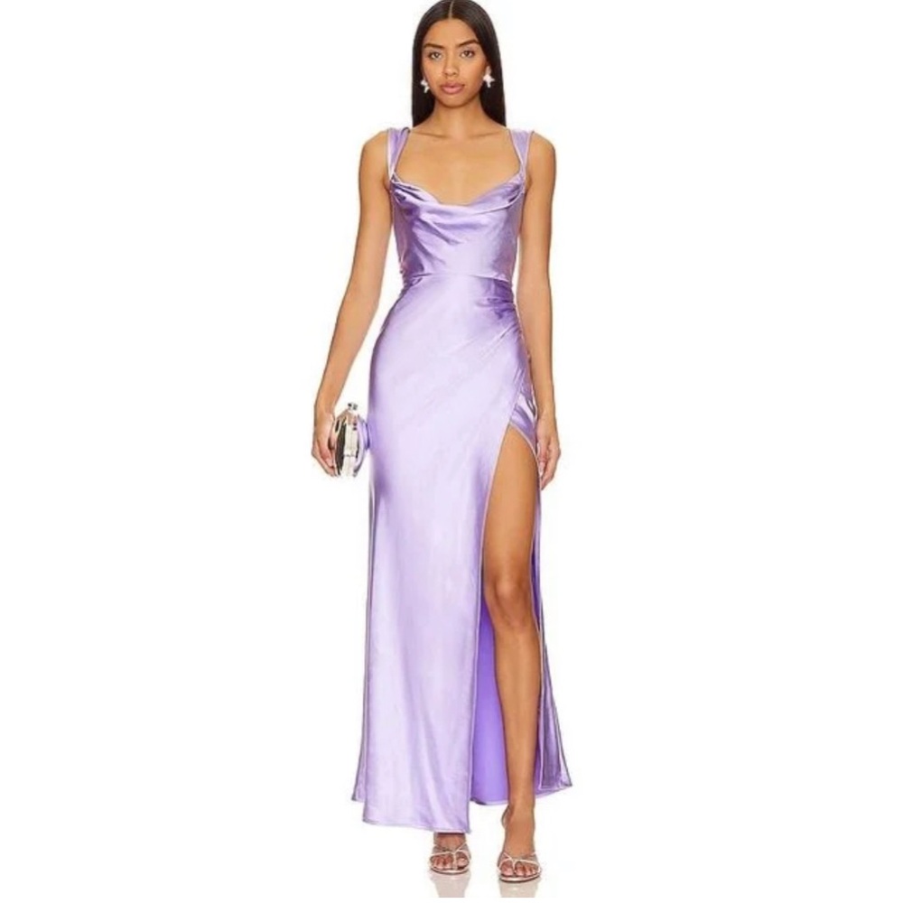 Runaway The Label x REVOLVE Havanna Gown Dress in Lilac